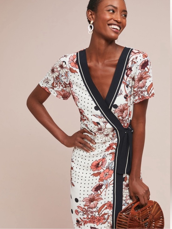 Maeve Dresses & Skirts - Maeve Aubrey Wrap Dress Size 6